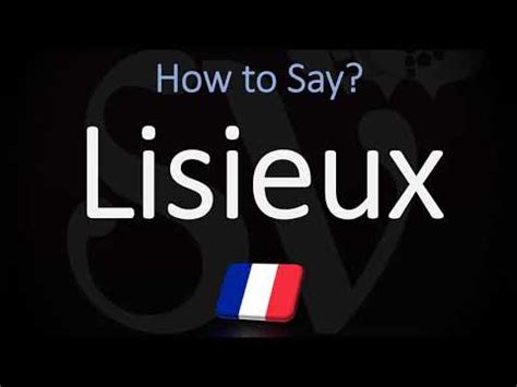 peso pronunciation|how to say lisieux.